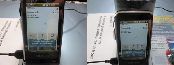 mobil phone radiation damage emf orgonite minishield protection experiment