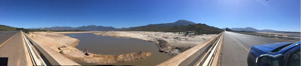 Empty dams Cape Town