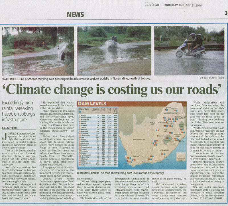 Raining, raining, raining: Is this global warming?