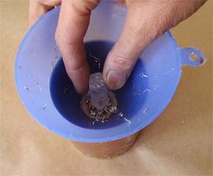 Make your own orgonite HHG - top crystal