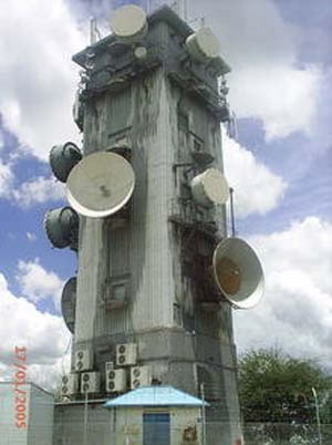 Huge HAARP tower