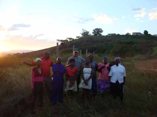 King Cetshwayo's grave orgone gifted custodians of Cetshwayo's grave