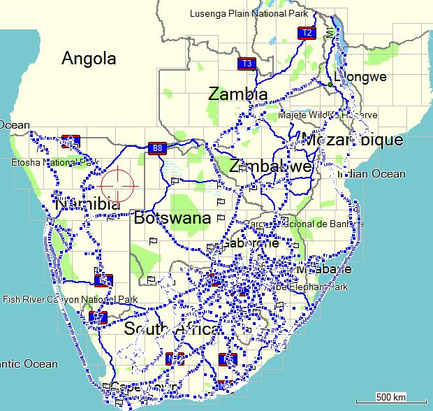 The new state of orgone distribution in Southern Africa