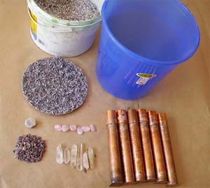 Making your own orgonite : cloud buster ingredients