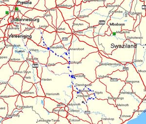 how the orgonite was distributed on this trip