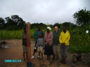 orgone-ite cloud buster at Alexander Ndlovu's grave in Ingalele, Zimbabwe, the foremost rainmaking sanctuary in Southern Africa