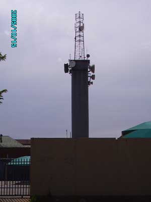 Orgonite gifting Kalahari – tower along the way